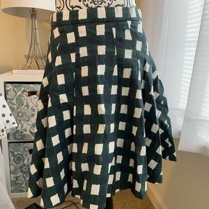 Checked Skirt